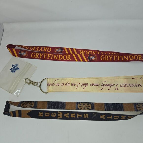 Harry Potter Universal Studios Tour Lanyard Lot of 10 Gryffindor Slytherin - Picture 3 of 16
